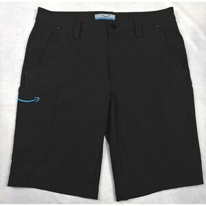 Amazon Luly Yang Mens Work Shorts Black Cargo Tech Stretch Size S 30-32 AMS01